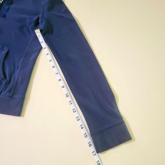 G. H. Bass Women's Navy Full Zip Hoodie Long Sleeve Jacket - Picture 6 of 11